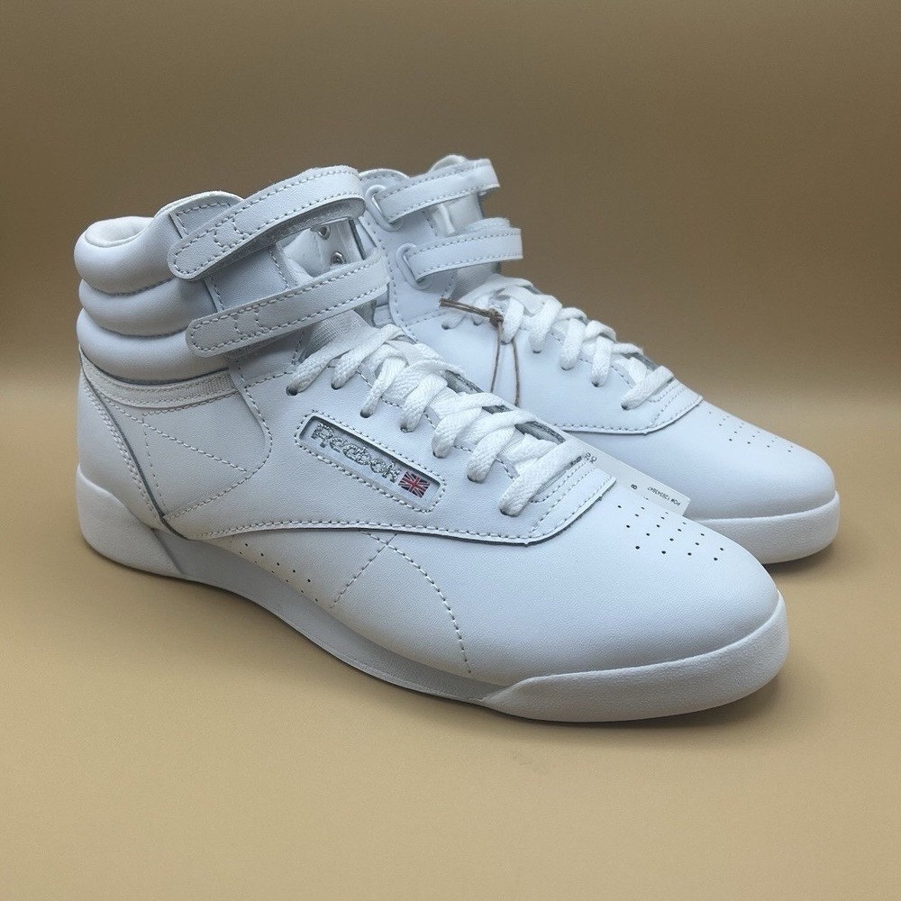 Reebok Freestyle Hi White Cheerleading - Women's Size 7.5 Youth Girls Size 6 NEW